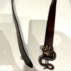 Gucci snake belt